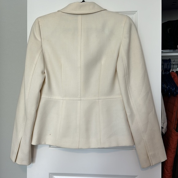 Ann Taylor LOFT White Jacket Size 2 - Picture 3 of 3